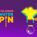 Colored Water & Pin