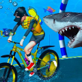 Under Water Bicycle Racing