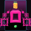 Big Neon Tower Vs Tiny Square