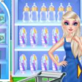 Mommy Elsa Baby Caring